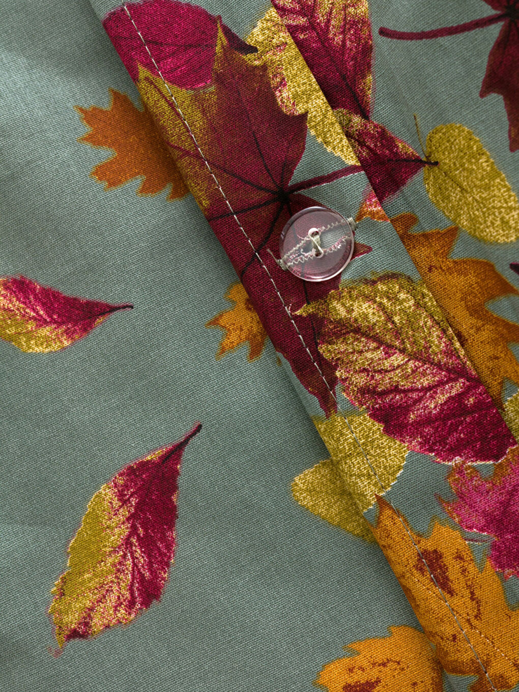 Yeşil Pamuklu Çift Kişilik Nevresim 200x220 cm-3