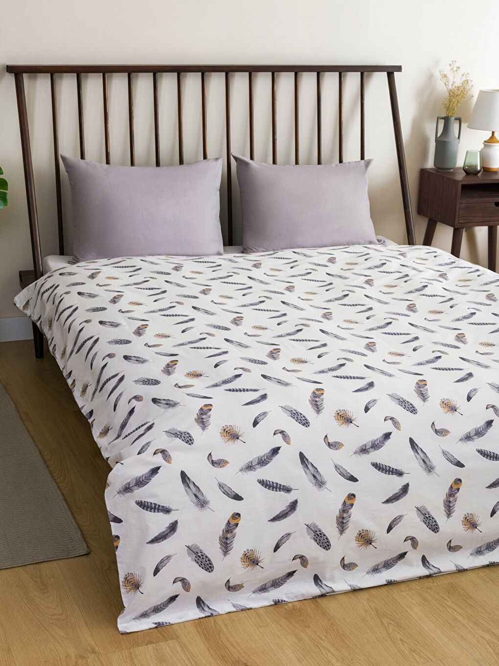 LCW HOME Cotton Double Duvet Cover 200x220 Cm -W2I391Z8-F9C