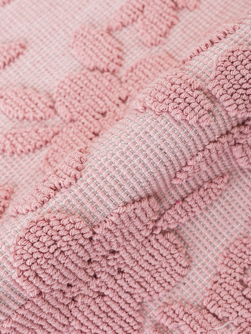 Pembe Desenli Banyo Paspası 50x60 cm-1