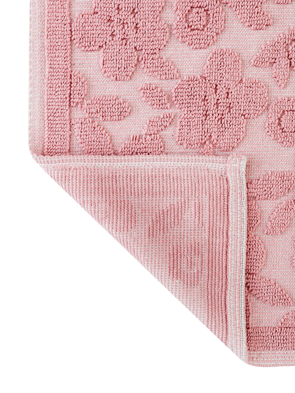 Pembe Desenli Banyo Paspası 50x60 cm-2