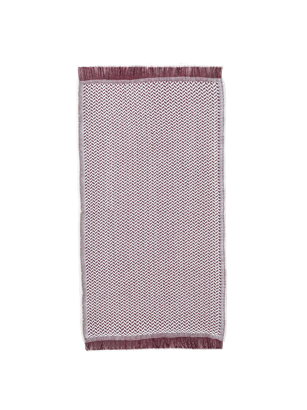 Bordo Desenli El Havlusu 3'lü 30x50 cm-5