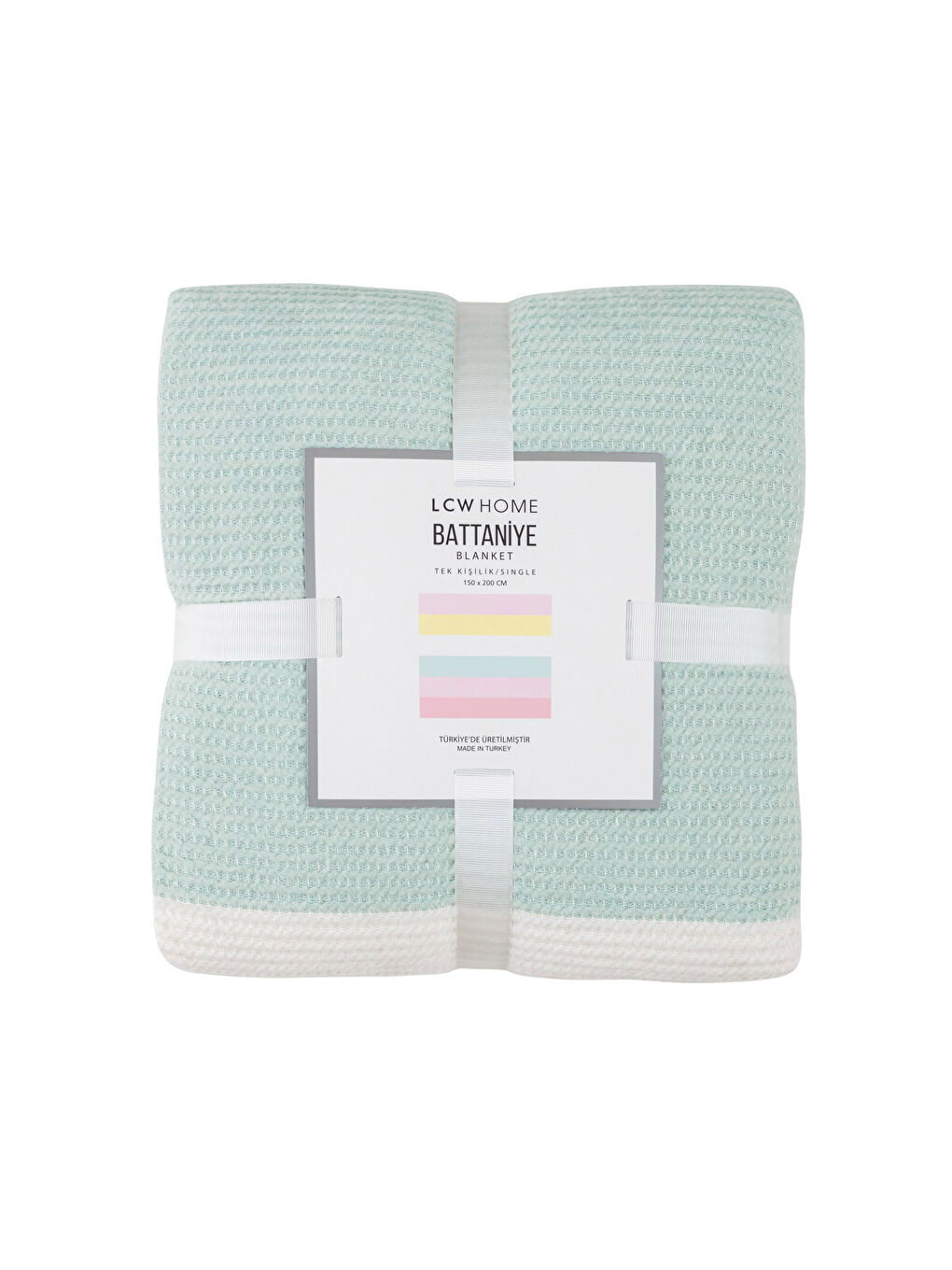 Karışık Renk Bloklu Pamuklu Kız Çocuk Battaniye 150x200 cm-3