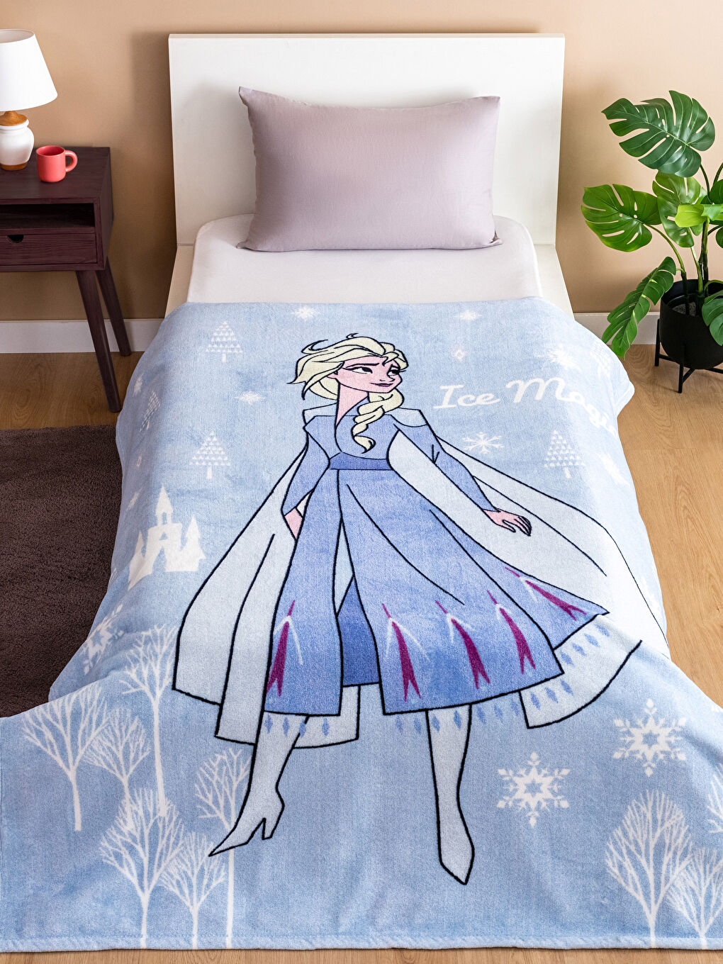 Karışık Frozen Lisanslı Welsoft Çocuk Battaniye 150x200 cm-1