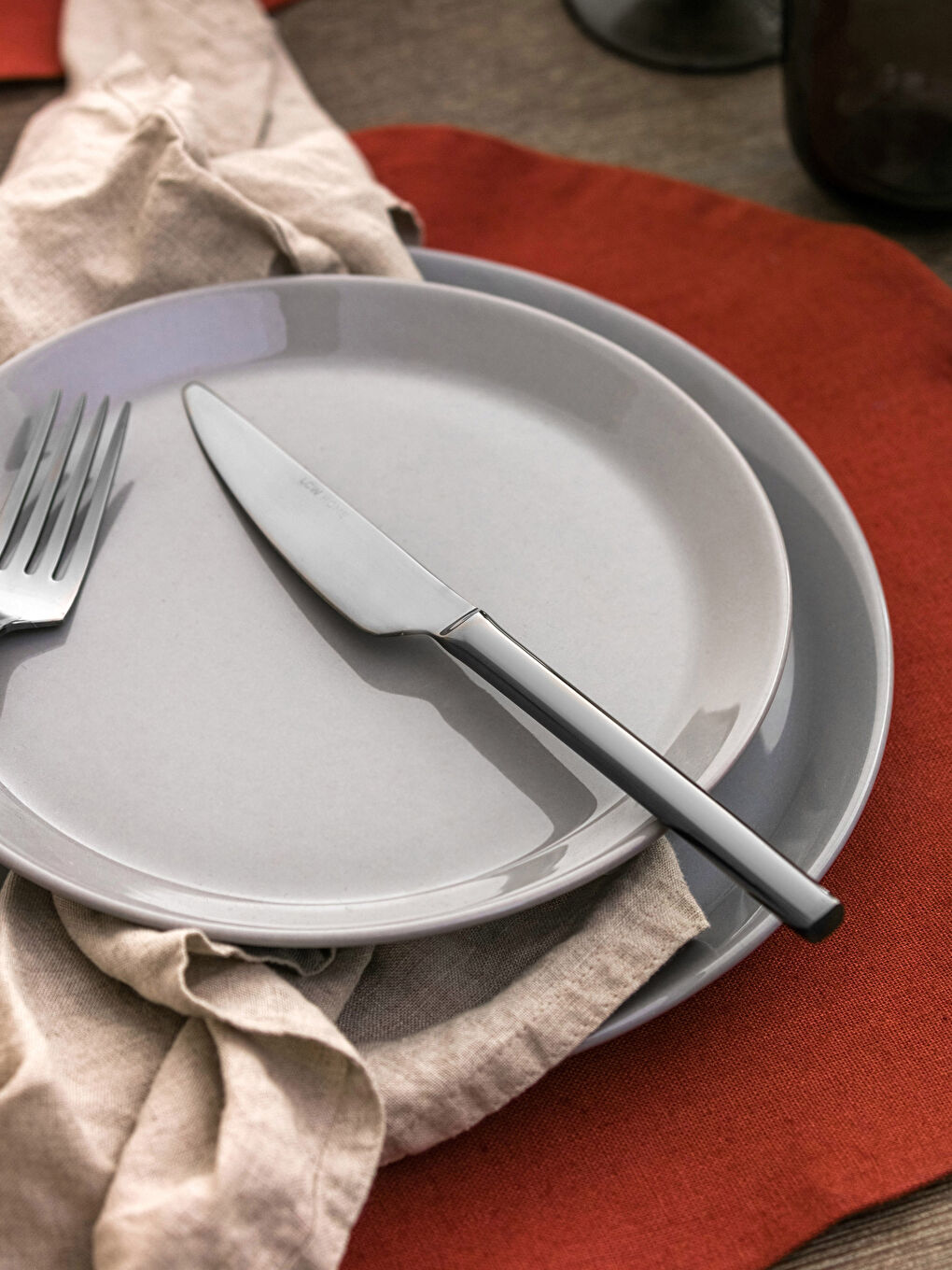 Set de 6 Cuțite de Masă din Oțel