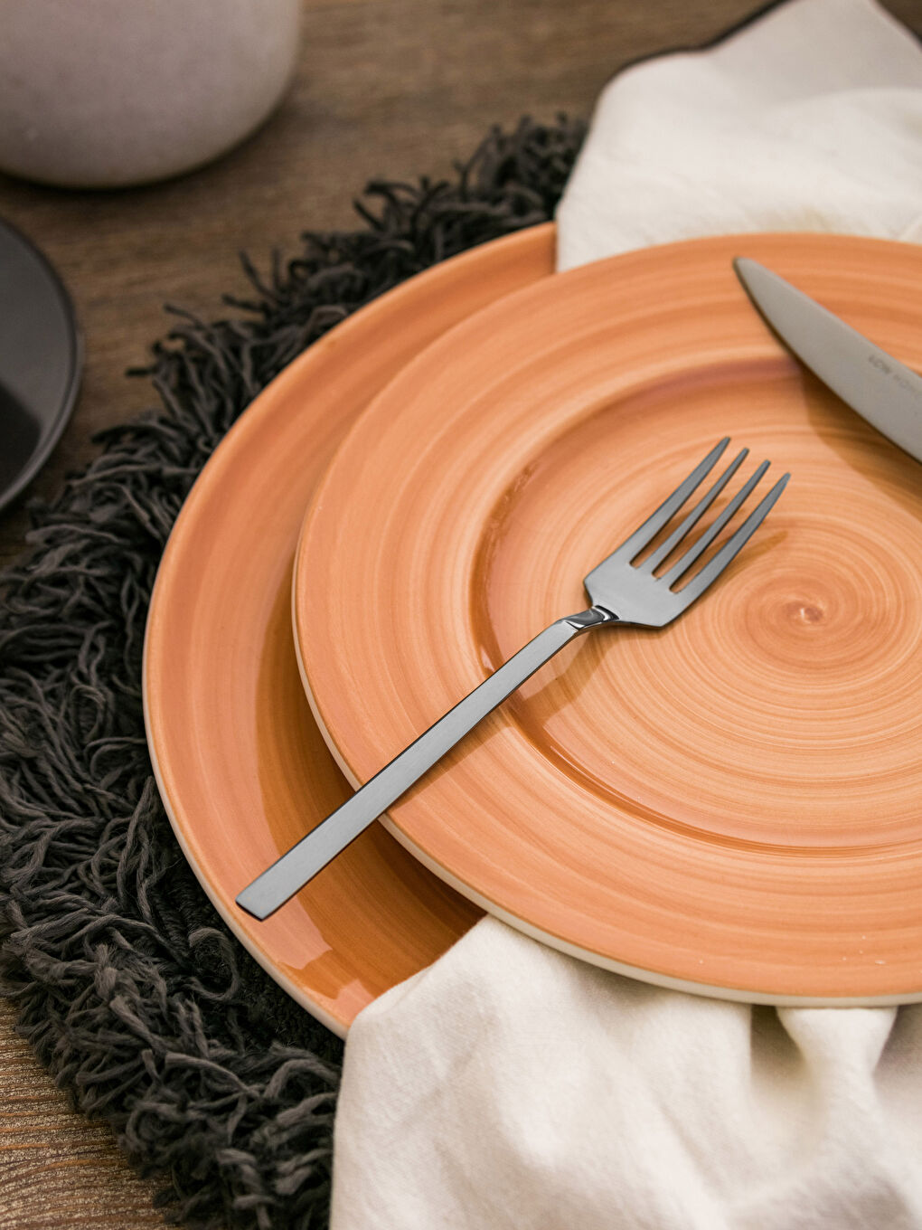 Набор десертных столовых приборов из стали, 6 предметов