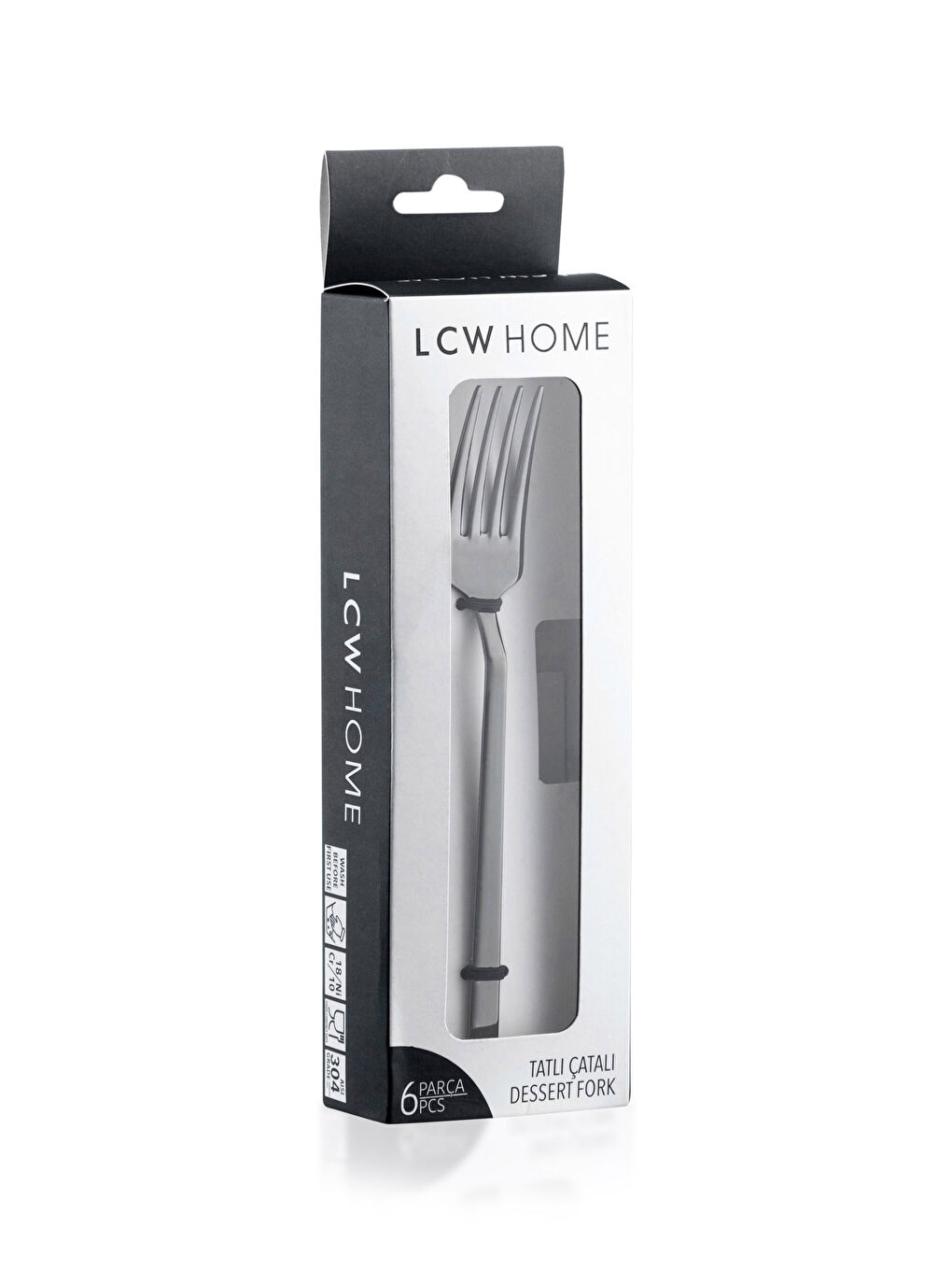 Набор десертных столовых приборов из стали, 6 предметов-2