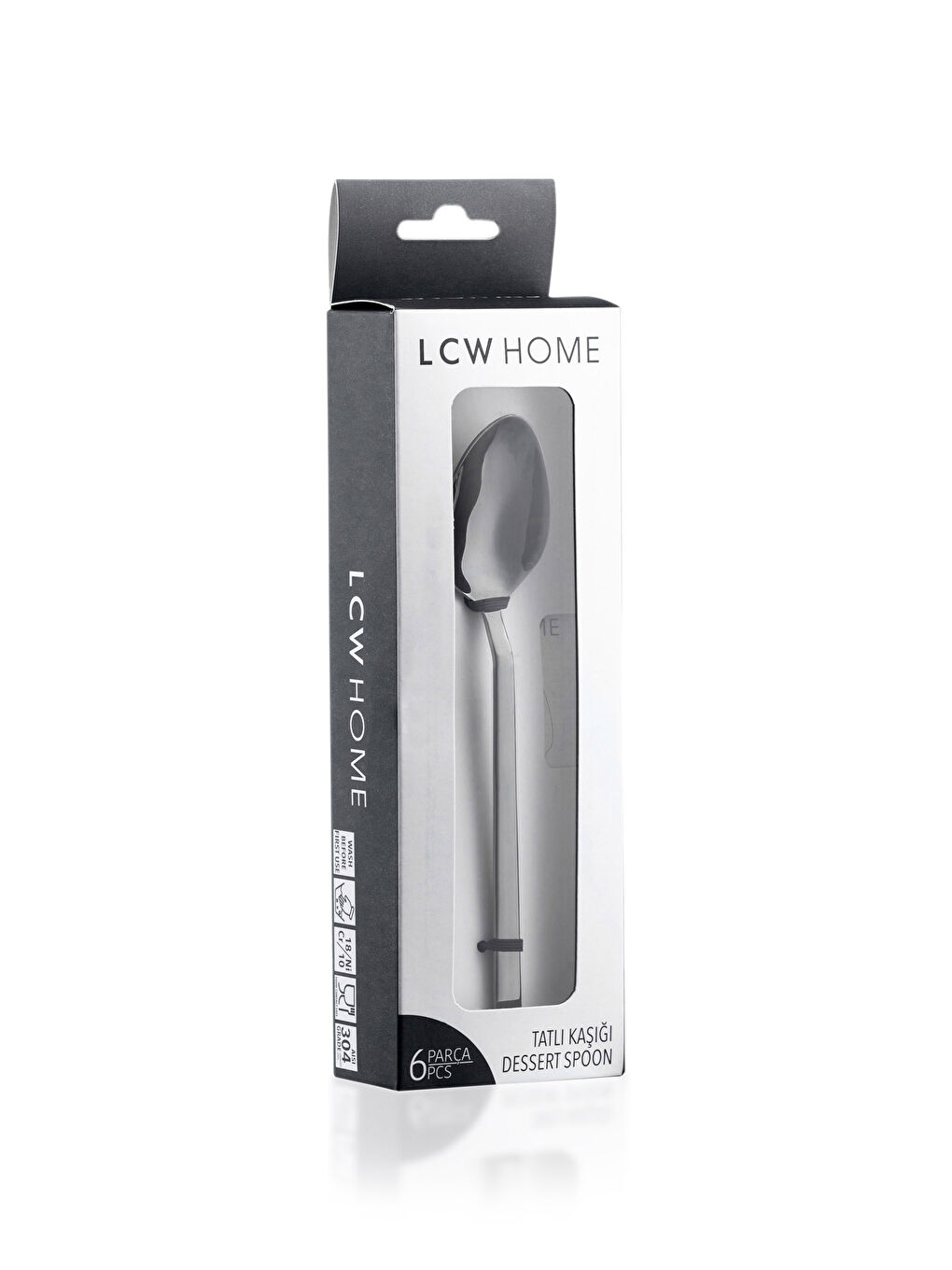 Čelična kašičica za dezert, 6-pakovanja-2