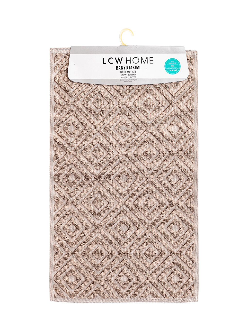 Patterned Bath Mat 2 Pack-3