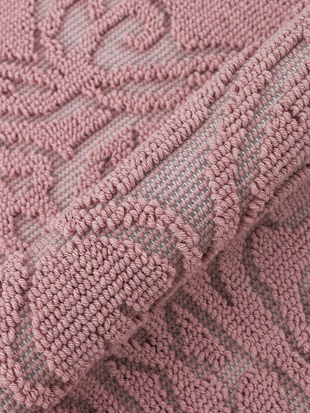 Pembe Desenli Banyo Paspası 2'li-2