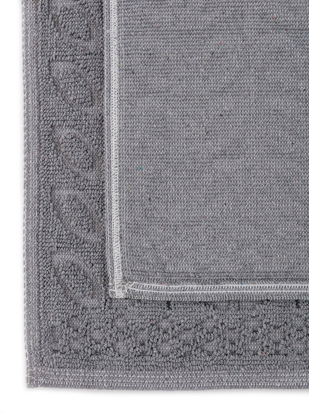 Gri Desenli Banyo Paspası 2'li-3