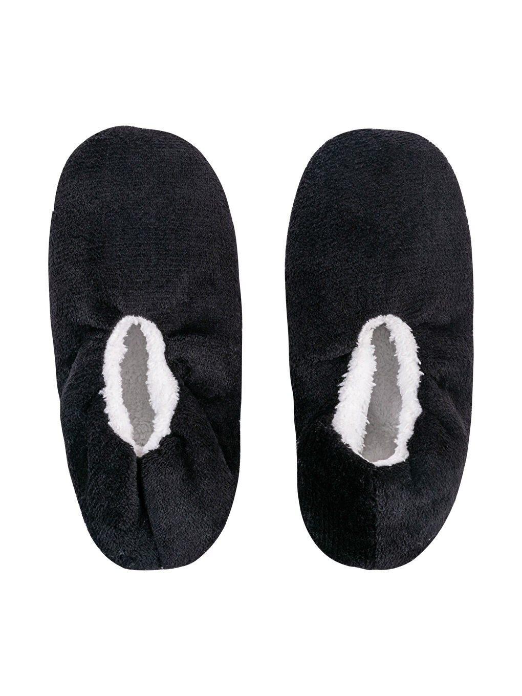 Siyah Pelüş Erkek Ev Çorabı-4