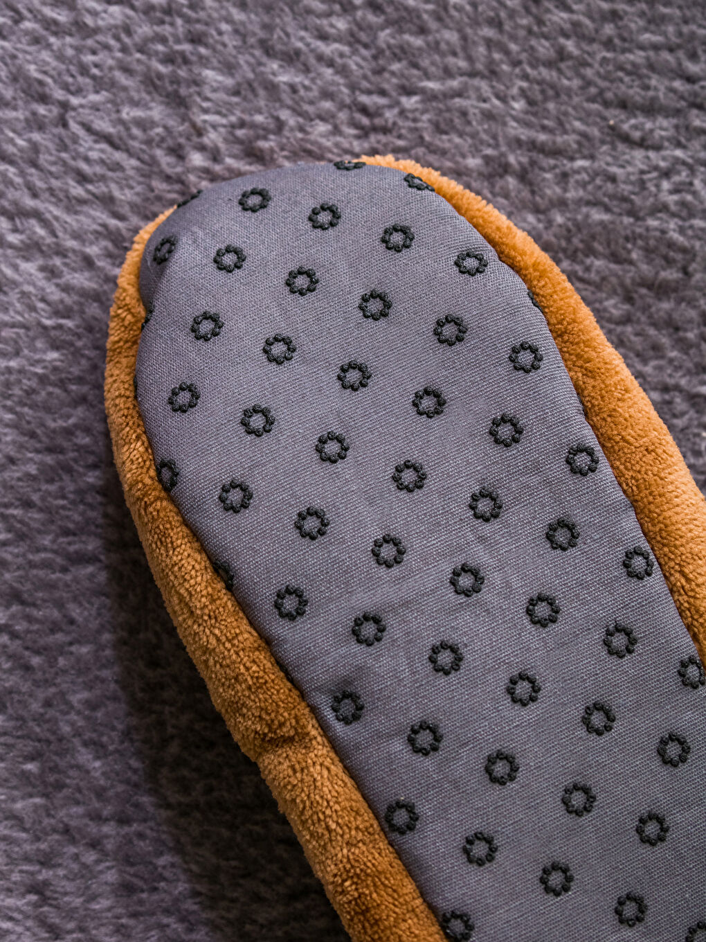 Kahverengi Pelüş Erkek Ev Çorabı-3