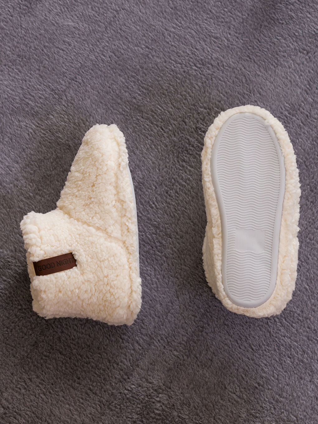 Plush Women's Home Slipper Boots-3