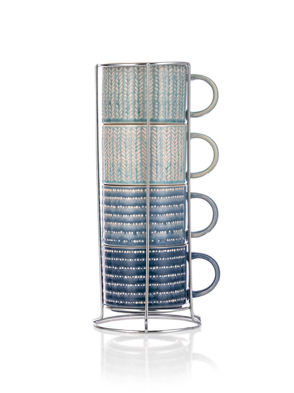 LCW HOME Karişik Baskılı seramik Kupa Seti 4'lü 295 ml - 4