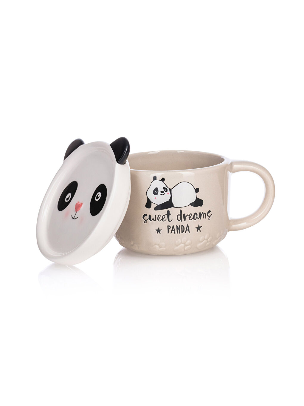 Керамична чаша с шарка на панда 340 мл-4