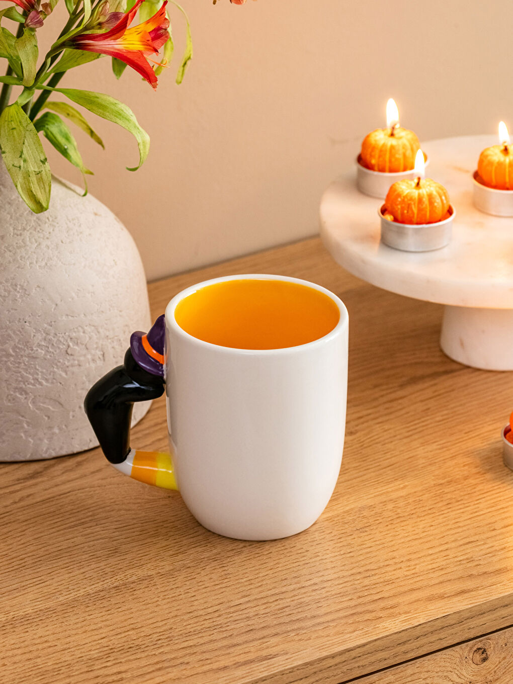 LCW HOME H12 Printed Ceramic Mug 450 ml -W34015Z8-F9C