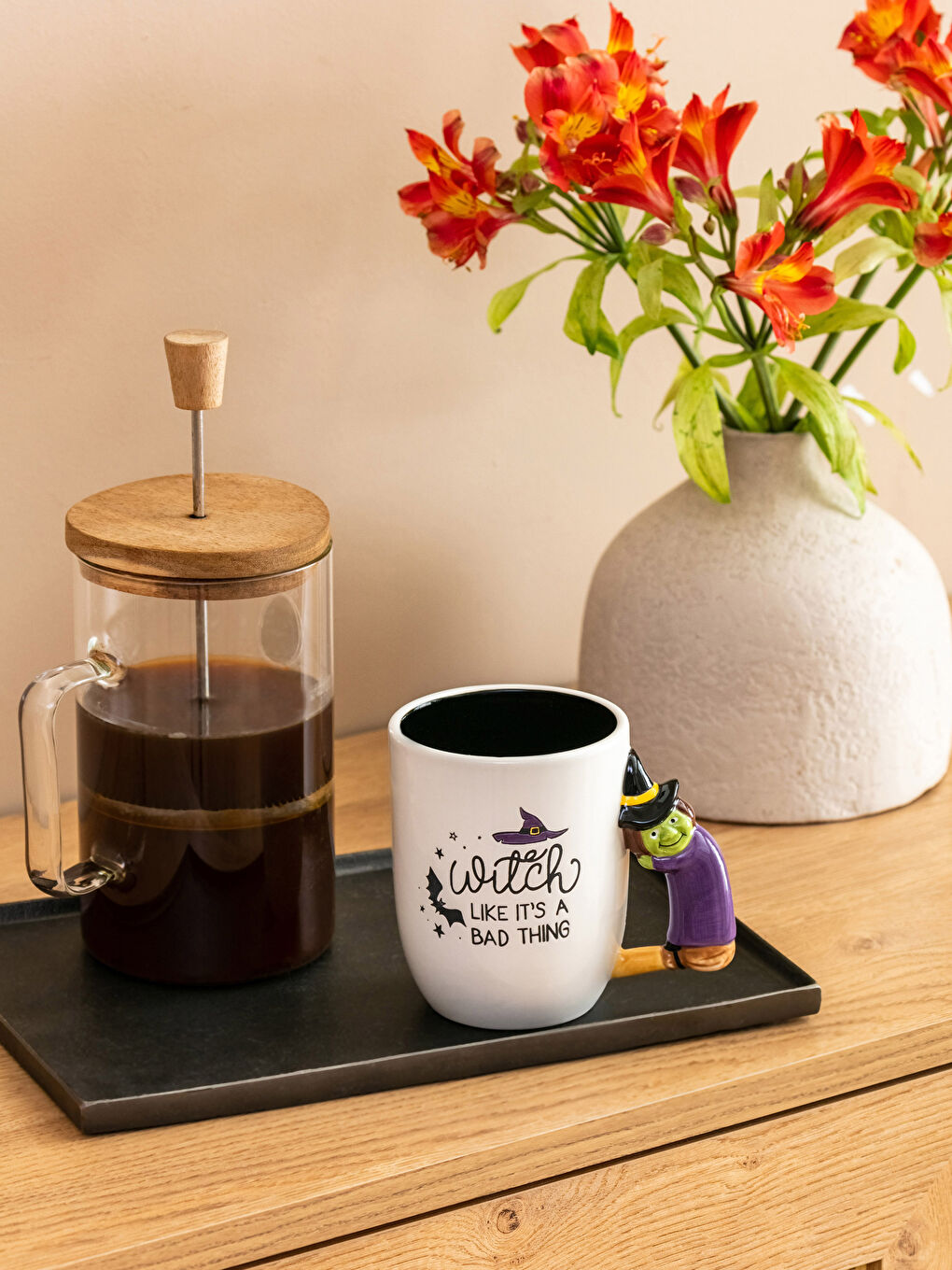 LCW HOME Bedruckter Keramikbecher 450 ml -W34021Z8-F9C
