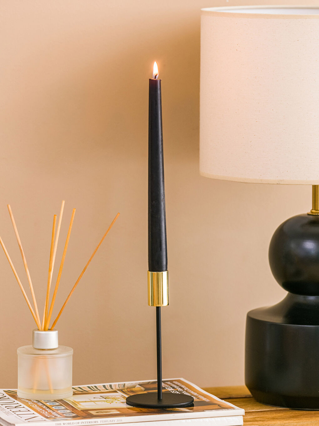 LCW HOME Metal Candlestick 8x15 cm -W34129Z8-F9C