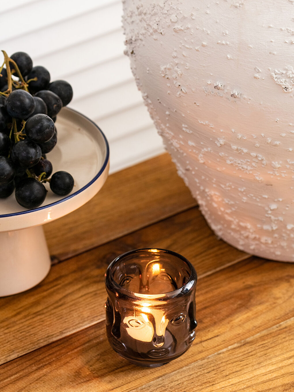 Gri Cam Mumluk 7x8 cm