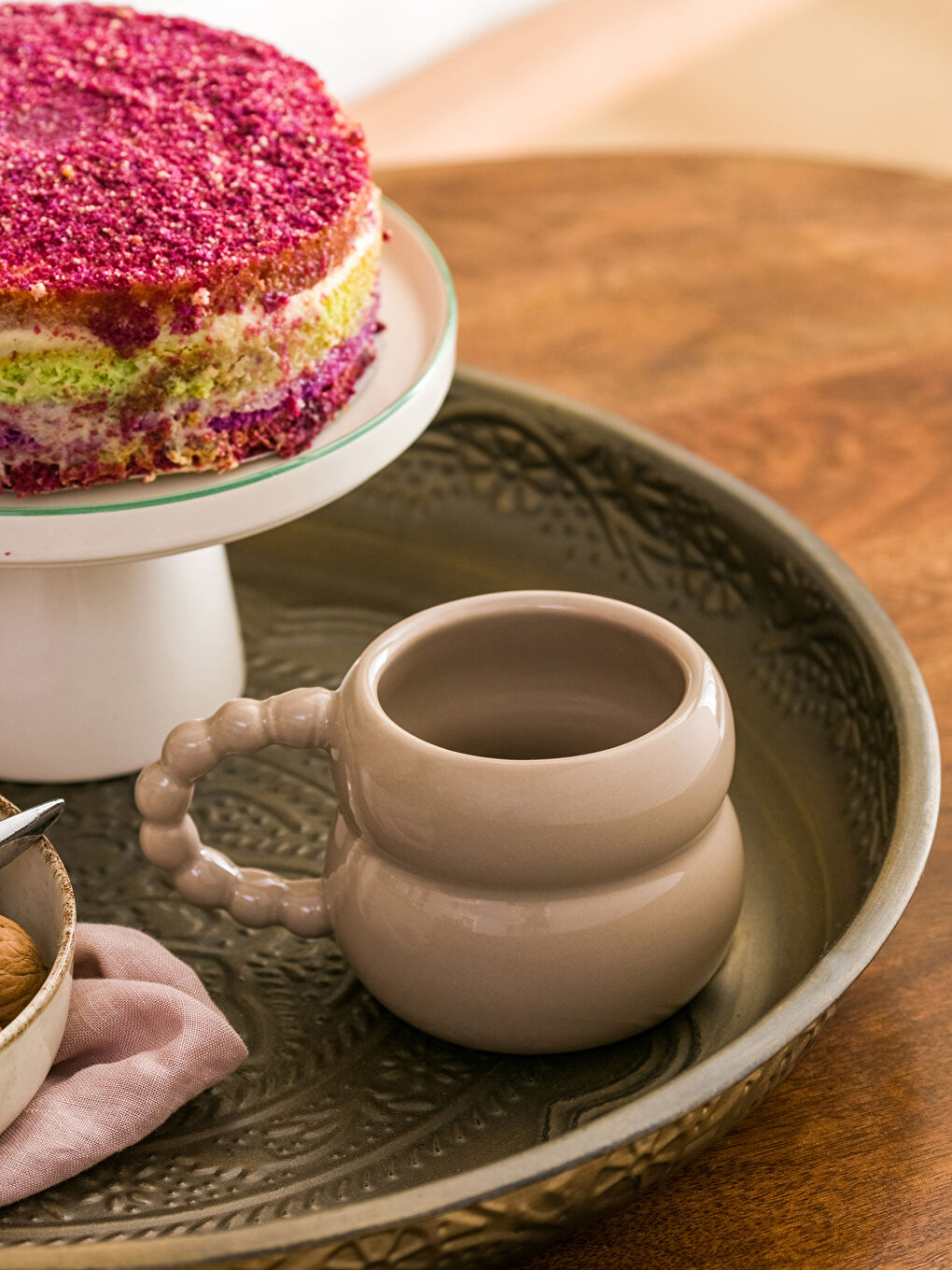 Bej Seramik Kupa 280 ml-1