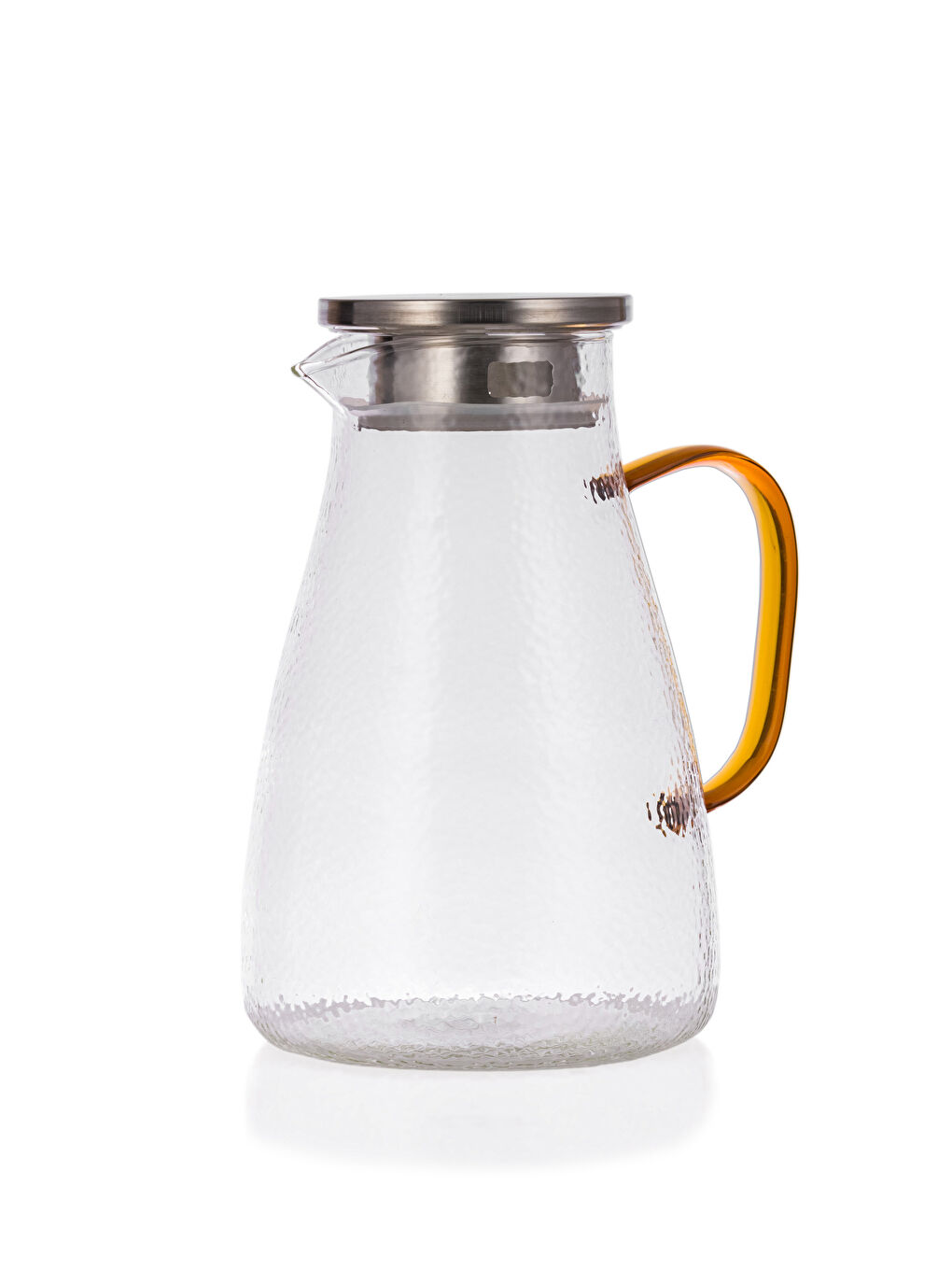 Renksiz Kapaklı Cam Sürahi 1800 ml-5