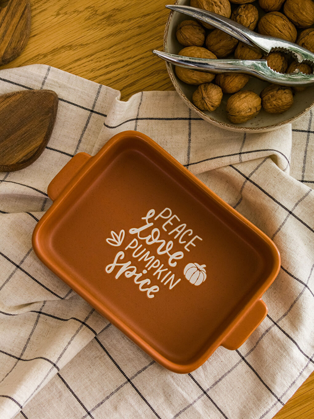 Patterned Ceramic Oven Dish 21x21 Cm-1