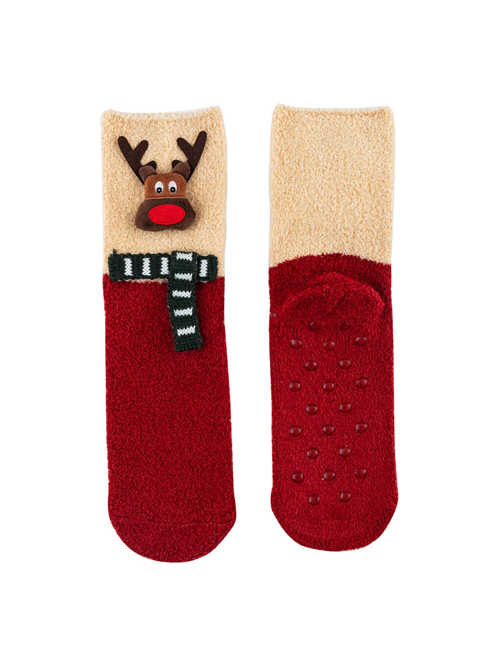 LCW HOME Gemusterte Homewear-Socken für Damen -W37202Z8-F9C