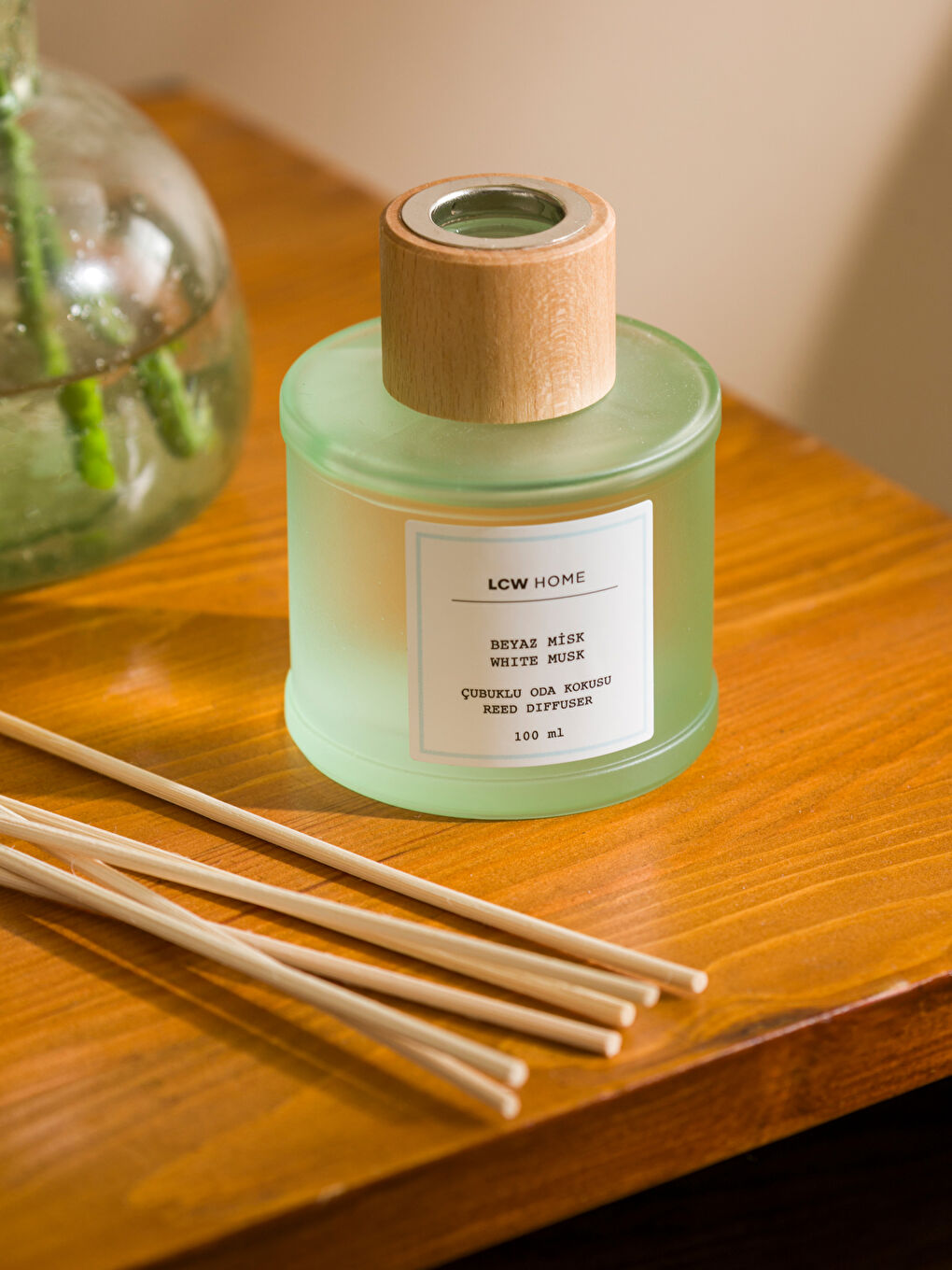 Yeşil Misk Kokulu Çubuklu Oda Kokusu 100 ml-1