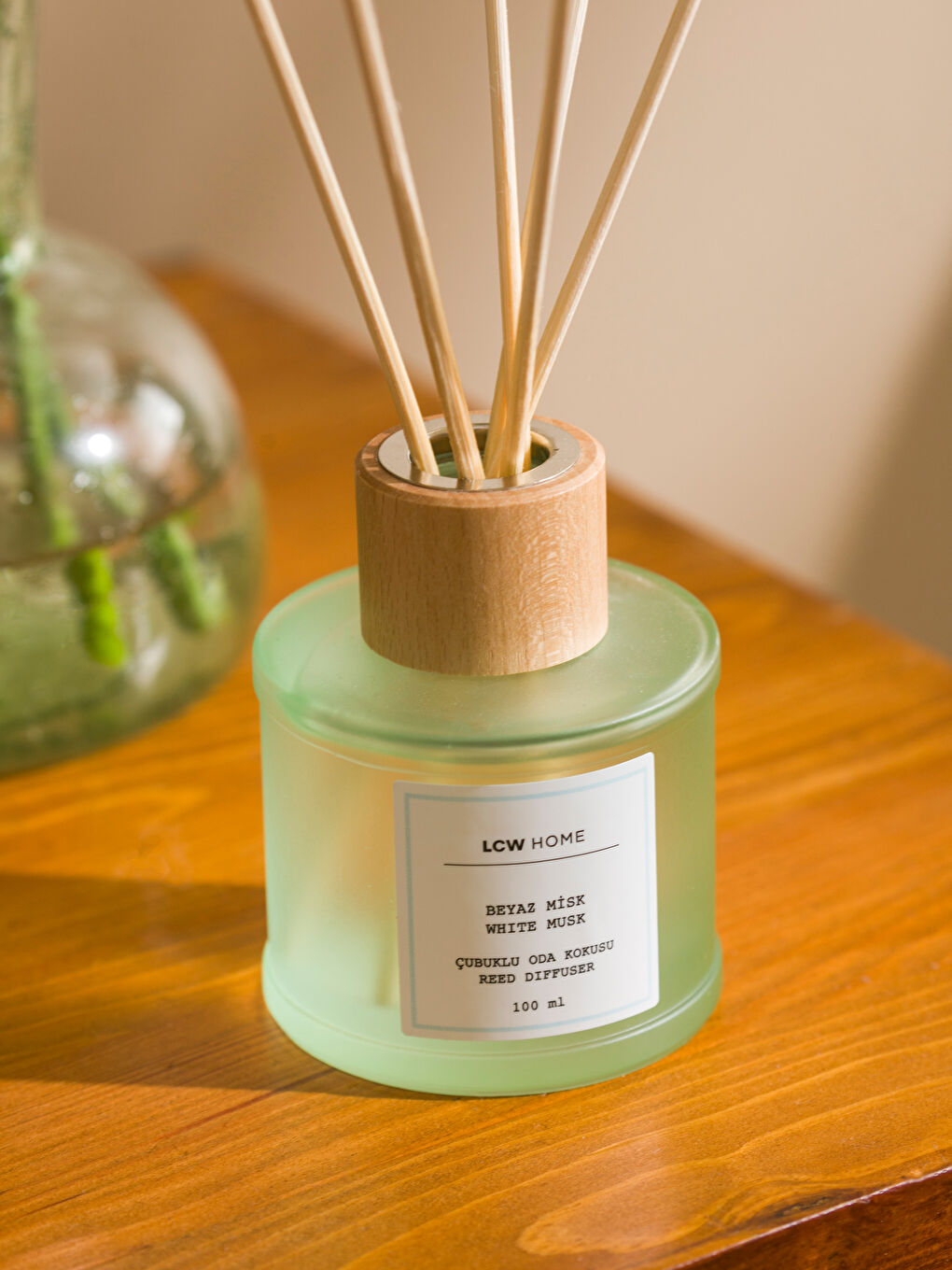 Yeşil Misk Kokulu Çubuklu Oda Kokusu 100 ml-2