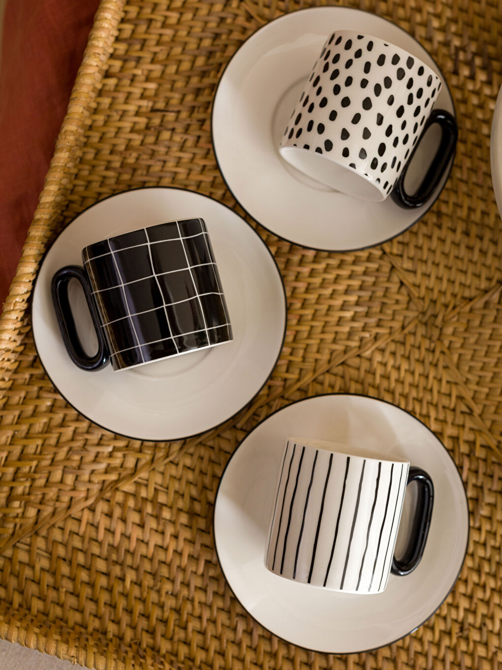 Printed 6-Person Coffee Cup Set 90 ml-3