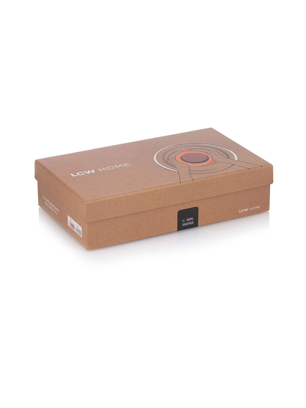 Karışık Renk Bloklu 2 Kişilik Porselen Kahve Fincan Takımı 90 ml-3