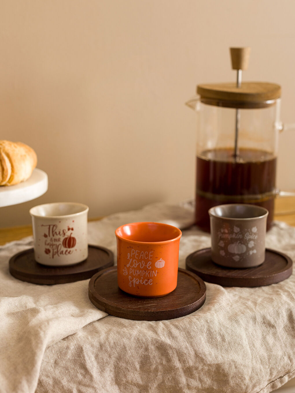 LCW HOME Baskılı 3 Kişilik Kahve Fincan Takımı 90 ml-1