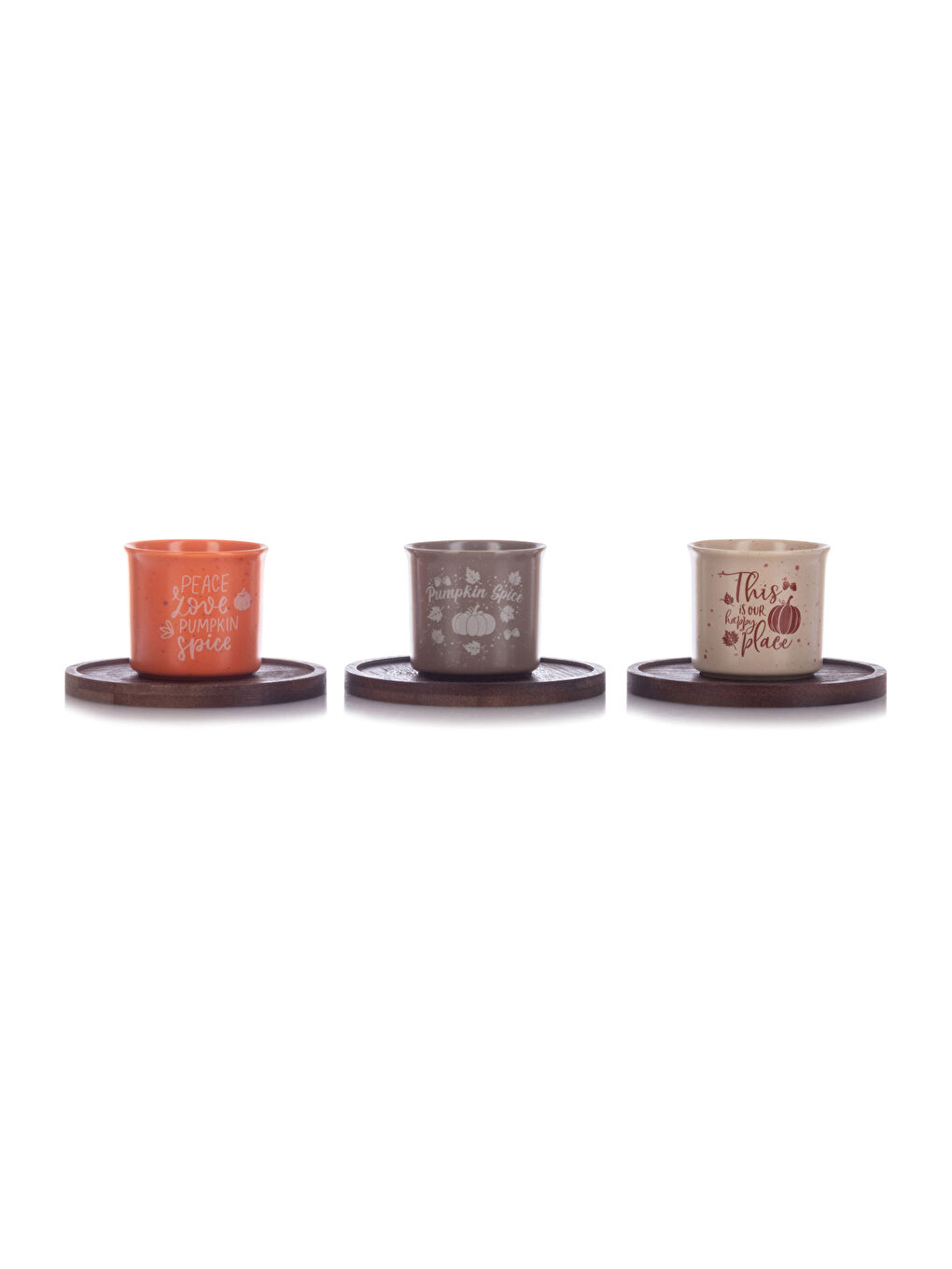 Printed Coffee Cup Set for 3 Persons 90 Ml-4