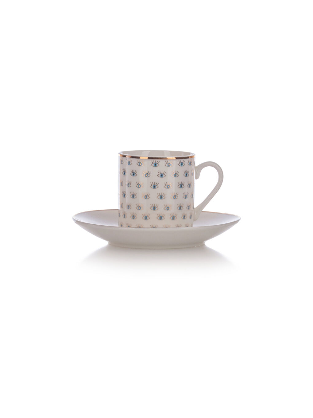 LCW HOME Karişik Göz Baskılı 6 Kişilik Kahve Fincan Takımı 90 ml - 5