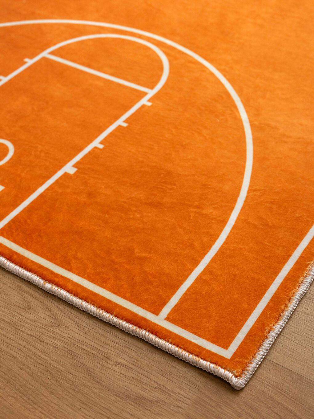 Karışık Basketbol Saha Baskılı Çocuk Halısı 80x140 cm-1