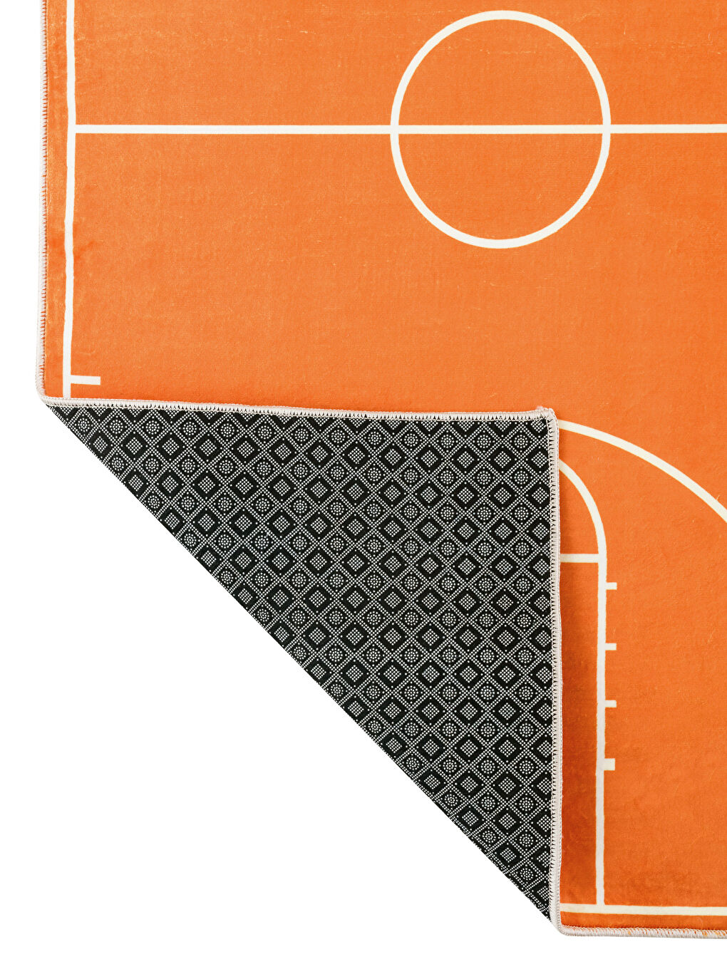 Karışık Basketbol Saha Baskılı Çocuk Halısı 80x140 cm-2