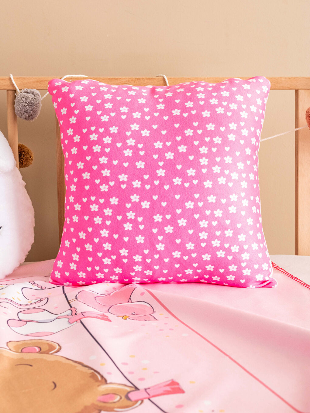 Karışık Baskılı Çift Taraflı Unisex Bebek Uyku Seti-2