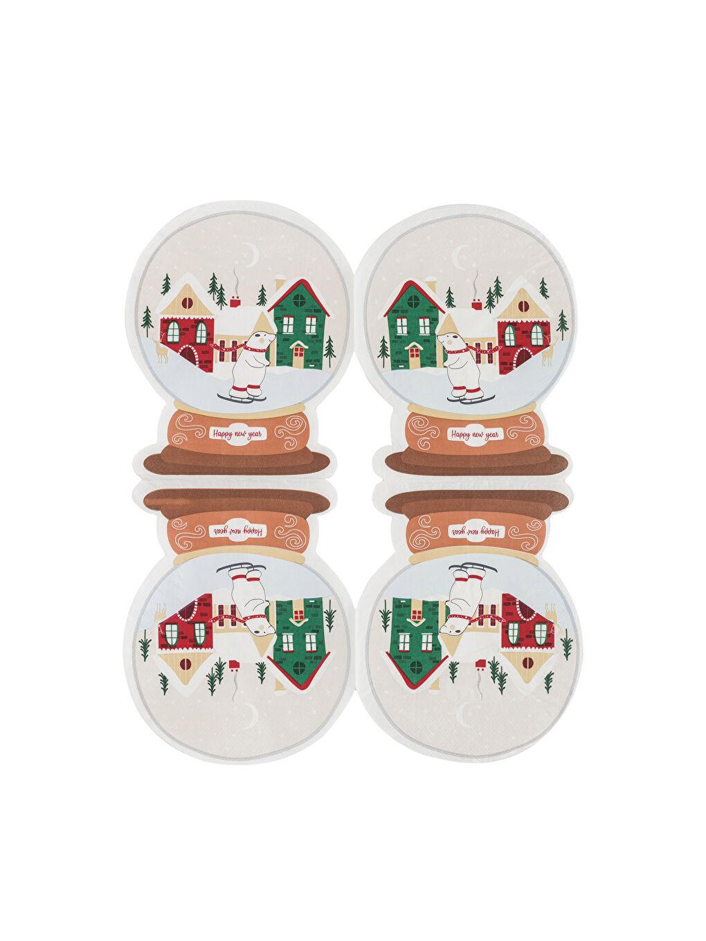 Christmas Themed Paper Napkin 20-Pack -W3AI99Z8-F9C