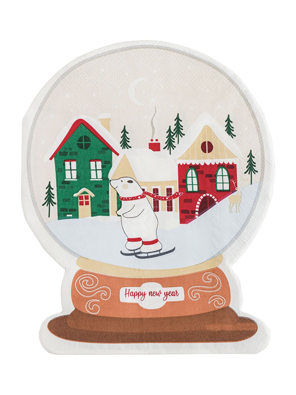 Christmas Themed Paper Napkin 20-Pack -W3AI99Z8-F9C