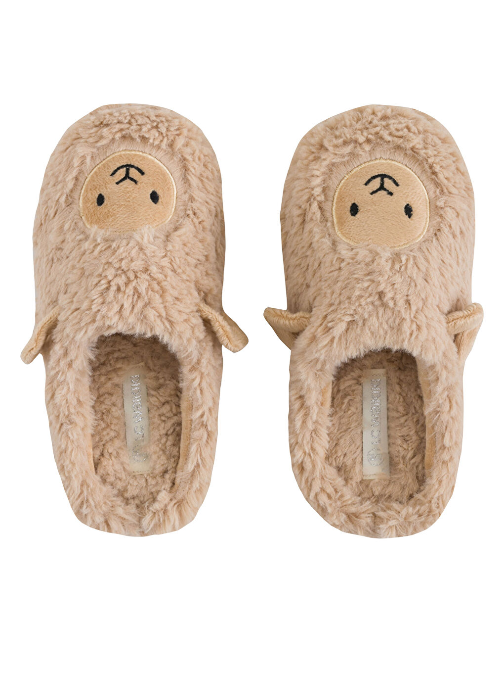 LCW STEPS Embroidery Detailed 3D Appliqué Plush Women's House Slippers -W3AN83Z8-VDF