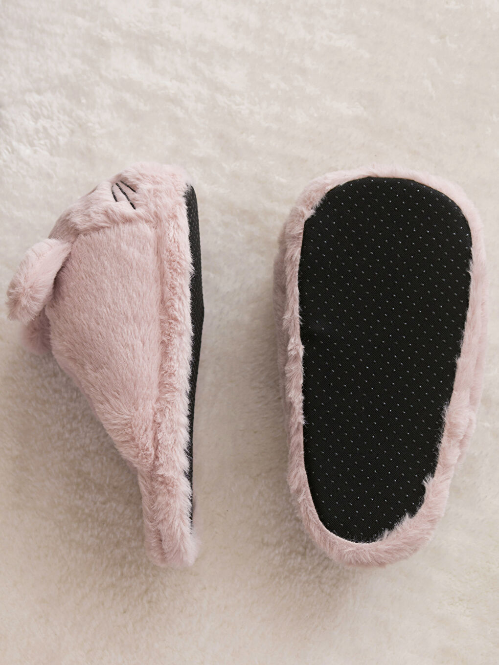 әйелдерге арналған қоян түріндегі үйге арналған тәпішкелер-3