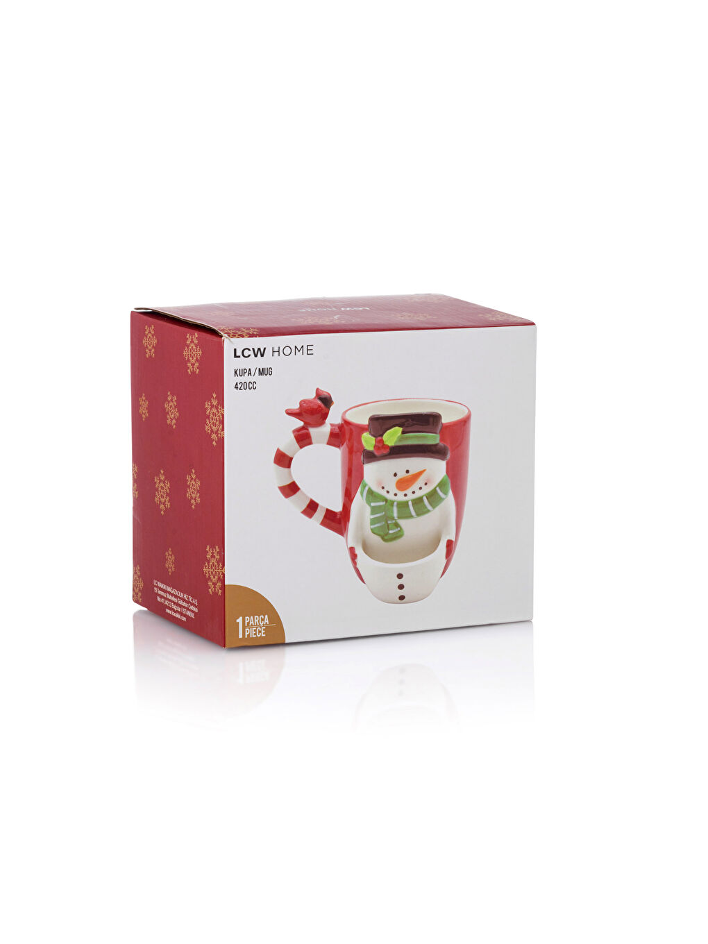 LCW HOME New Year Themed Ceramic Mug 420 Ml -W3AR64Z8-F9C
