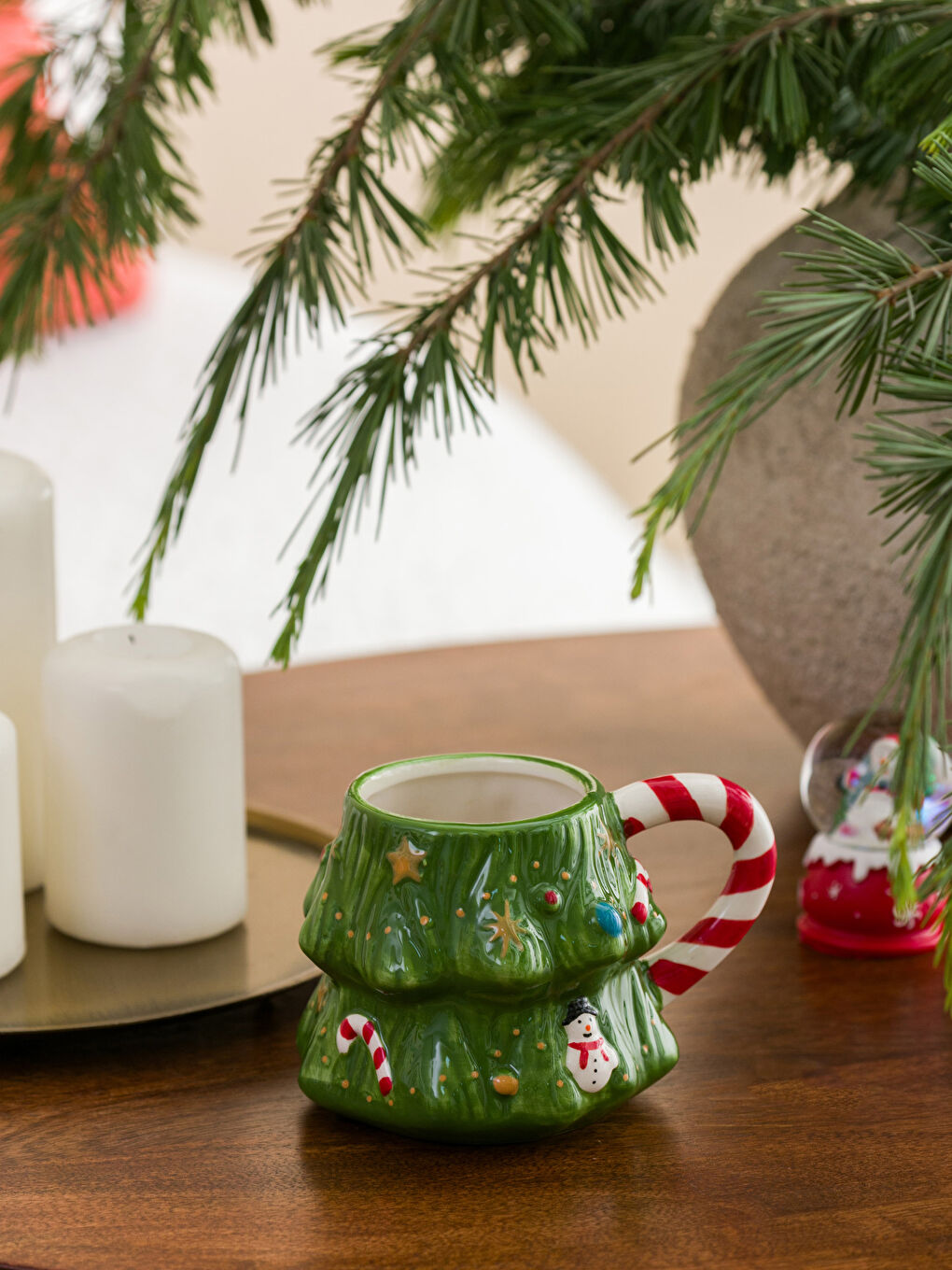 LCW HOME New Year Themed Ceramic Mug 350 Ml -W3AS02Z8-F9C