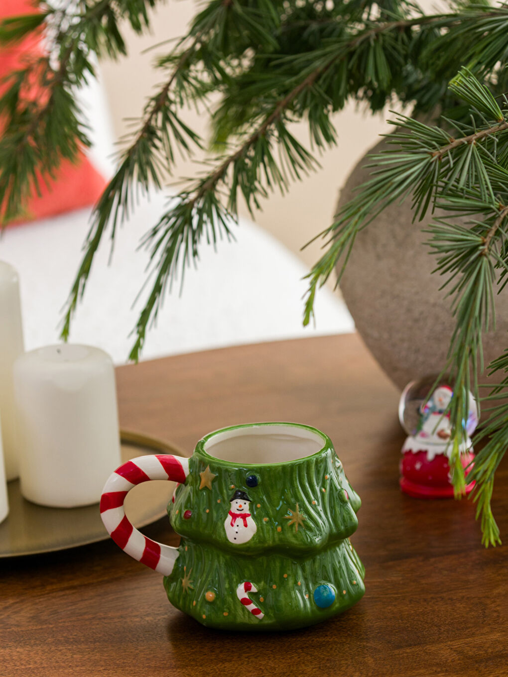 LCW HOME New Year Themed Ceramic Mug 350 Ml -W3AS02Z8-F9C