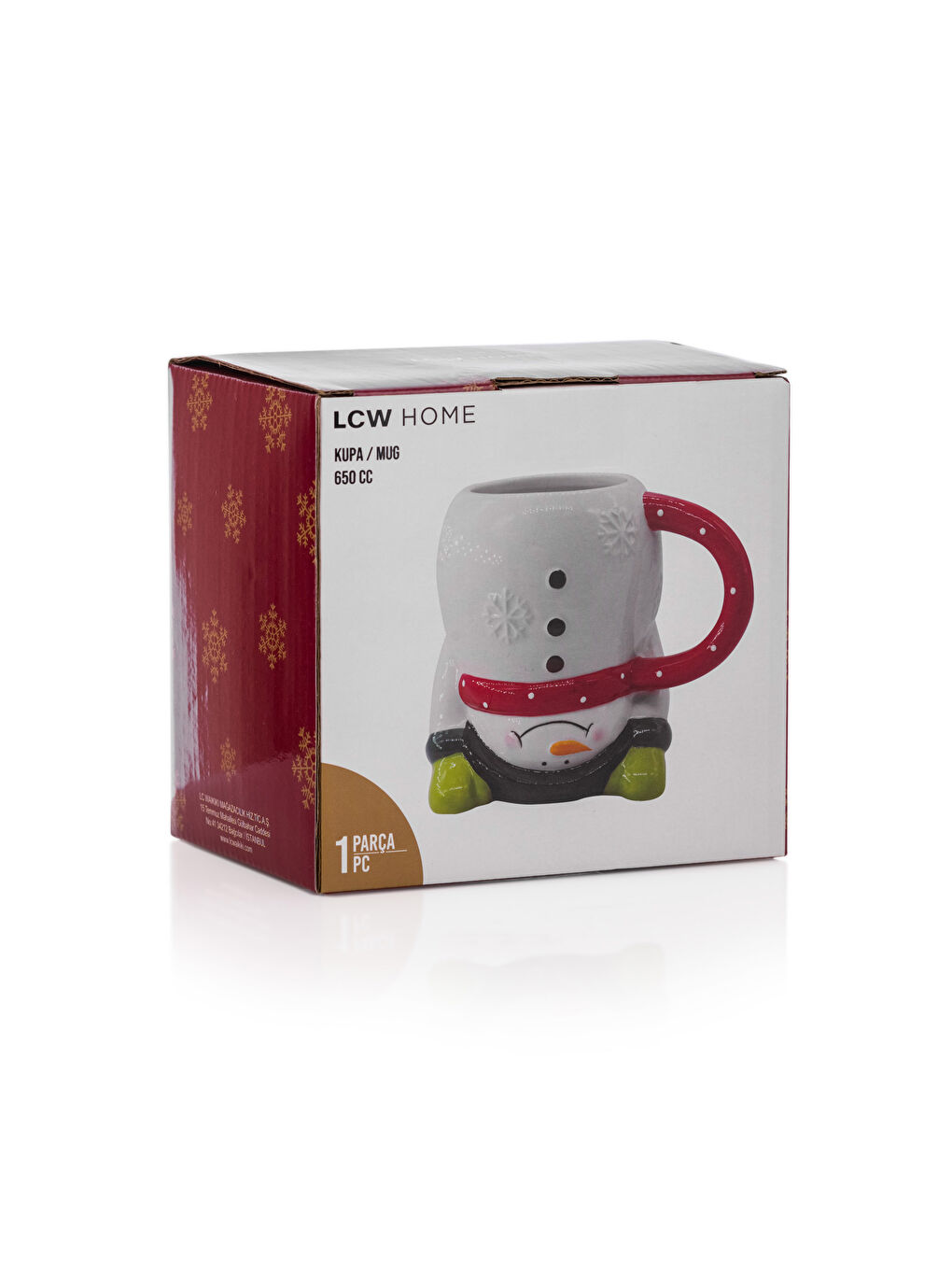 LCW HOME New Year Themed Ceramic Mug 650 Ml -W3AS04Z8-F9C