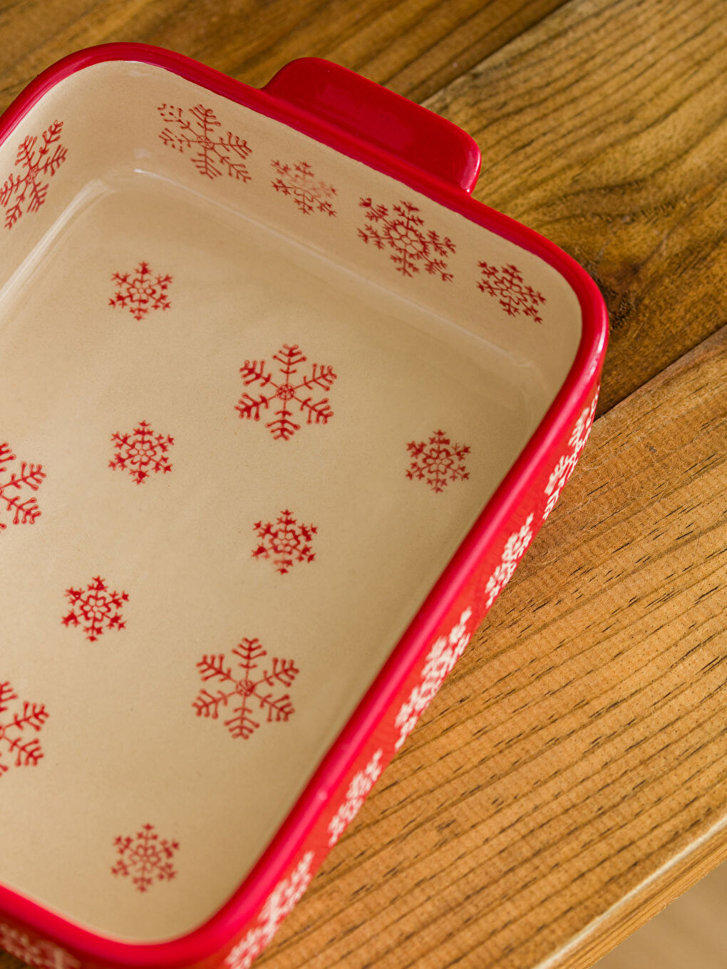 Karışık Desenli Seramik Fırın Kabı 21x14 cm-2