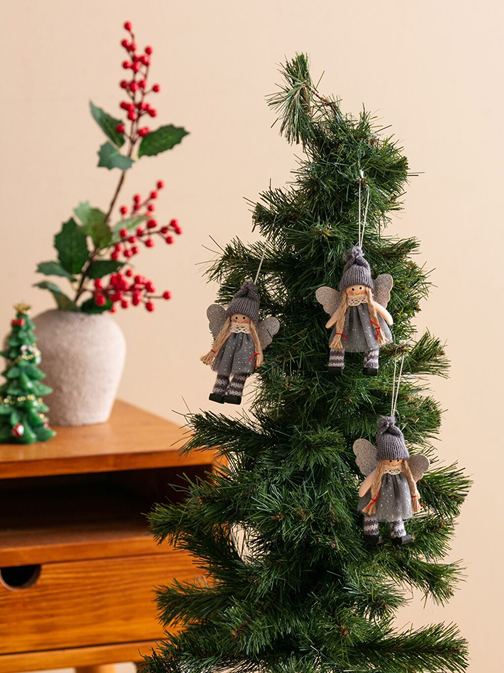 LCW HOME Decorative Tree Ornament 3-pack -W3AS11Z8-F9C