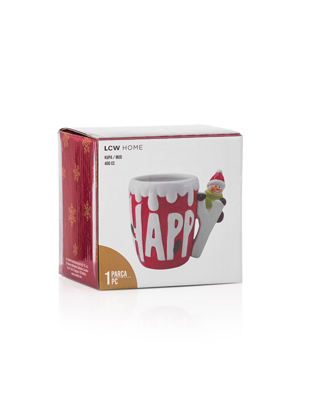 LCW HOME Christmas Themed Ceramic Mug 400 ml -W3AT51Z8-F9C