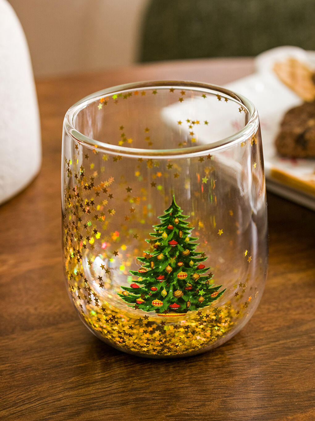 New Year's Themed Glass Cup 300 Ml-2