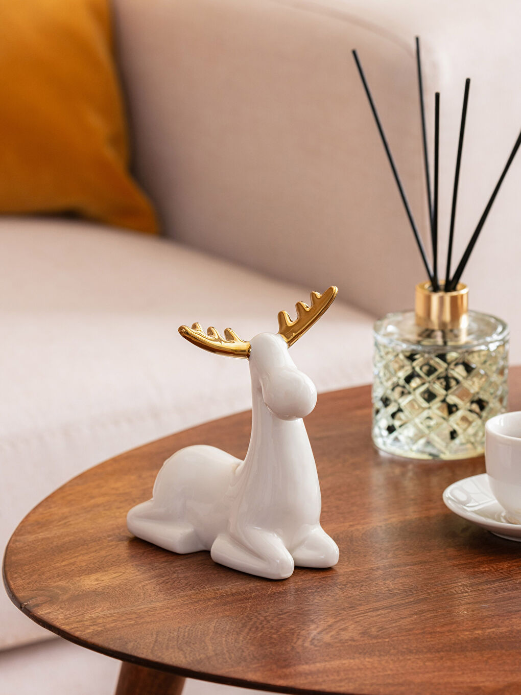 LCW HOME Geyik Figürlü Dekoratif Obje 15 cm -W3AU20Z8-LU7